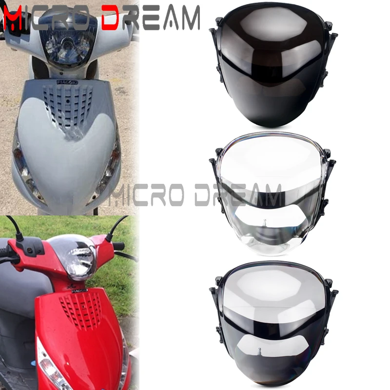 Motorcycle Headlight Glass For Zip 100 98 4T 125 124 50 49 50 2T AC LC SP Scooter Headlamp Speedometer Lens Front Light Glass