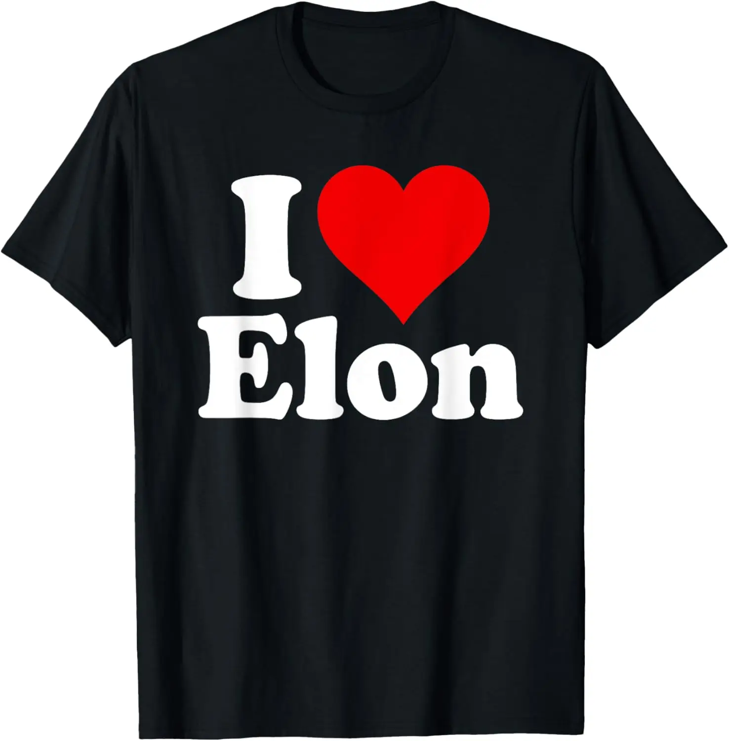 I LOVE HEART ELON NORTH CAROLINA T-Shirt Print Original Design Gifts T Shirts Print on Demand Funny Shirt Funny Shirt