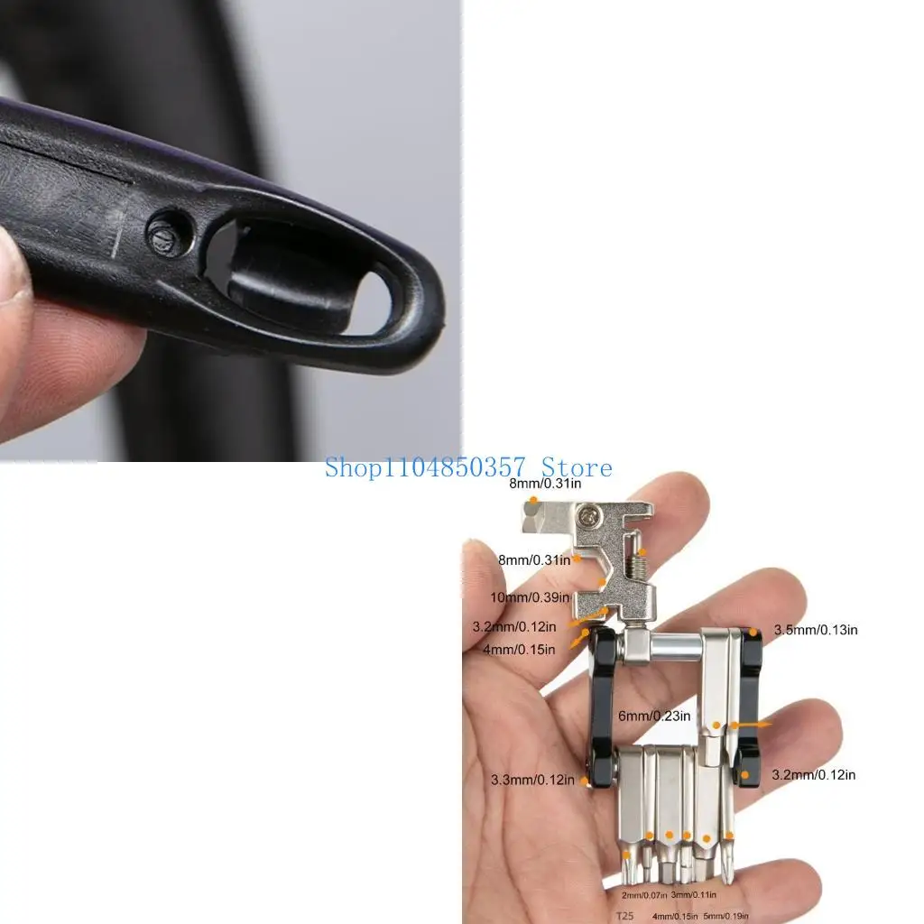 

5ASD Tool Tool Set Set Multifunctional Tool Tool с мешкой для хранения, настройки на горных велосипедах с пластами и рычагами