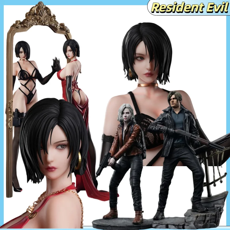 Figura de Ada Wong de Resident Evil, Leon Grace Ashcroft, Modelo de Chica Bonita Cazadora de Zombis, Modelo GK, Adorno, Colección de Fans, Regalo, Juguete