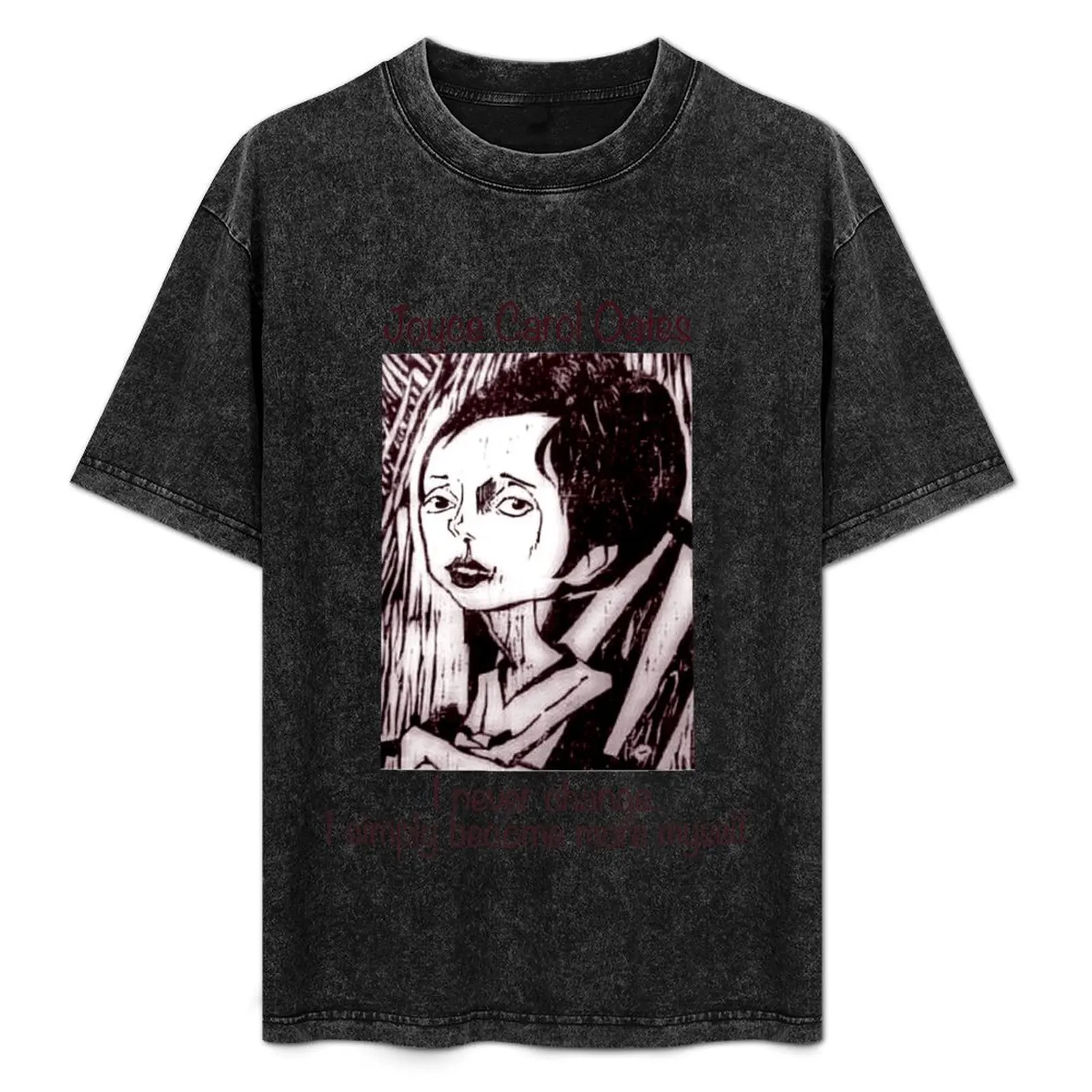 

Joyce Carol Oates author series T-Shirt plain graphic t shirt vintage vintage t shirts shirts graphic tee men