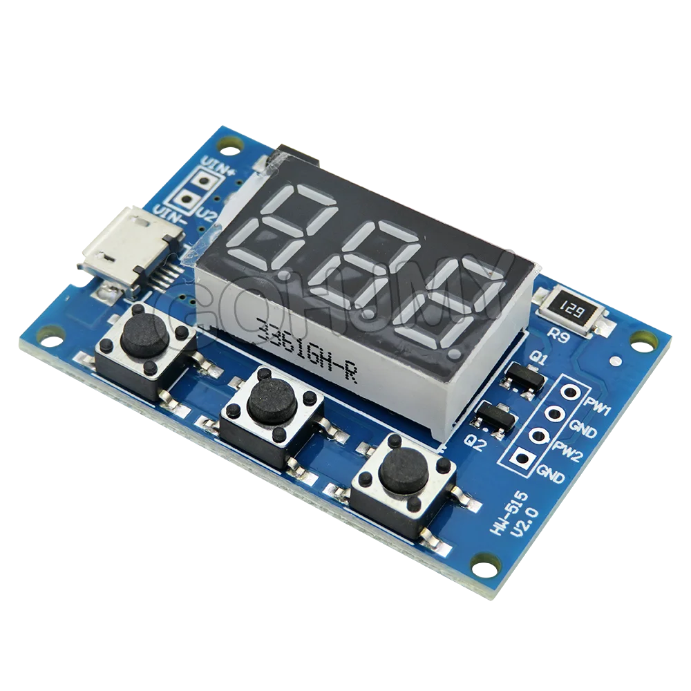 DC 5-30V mini USB 2-channel 5V power independent PWM generator bidirectional digital LED duty cycle pulse frequency board module