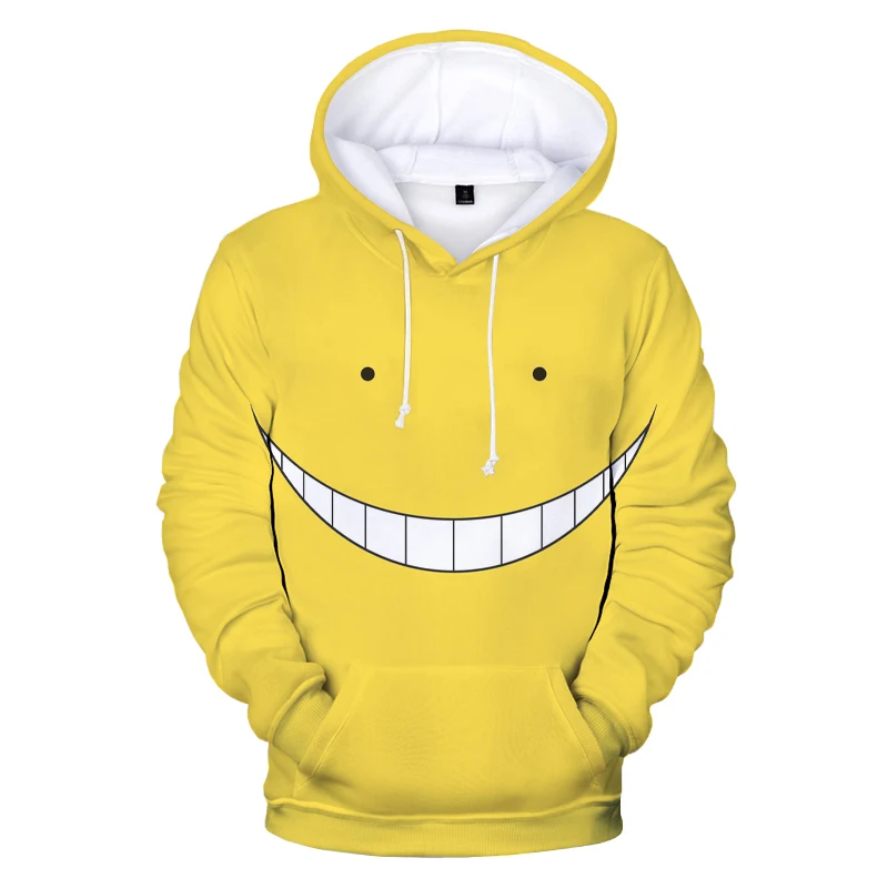 3D Assassination Classroom Hoodies Koro Sensei Hoodie Boy Girls Pullover Anime kids Hooded Sweatshirts Child Clothes