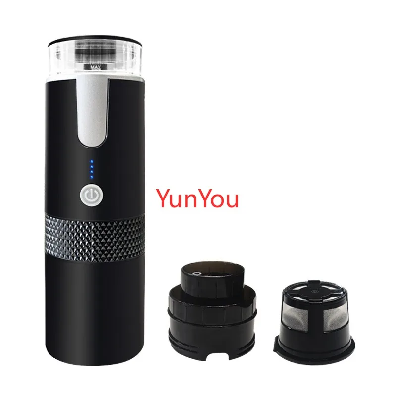 

MINI capsule coffee machine Italian high-pressure outdoor wireless electric portable capsule coffee powder dual-use