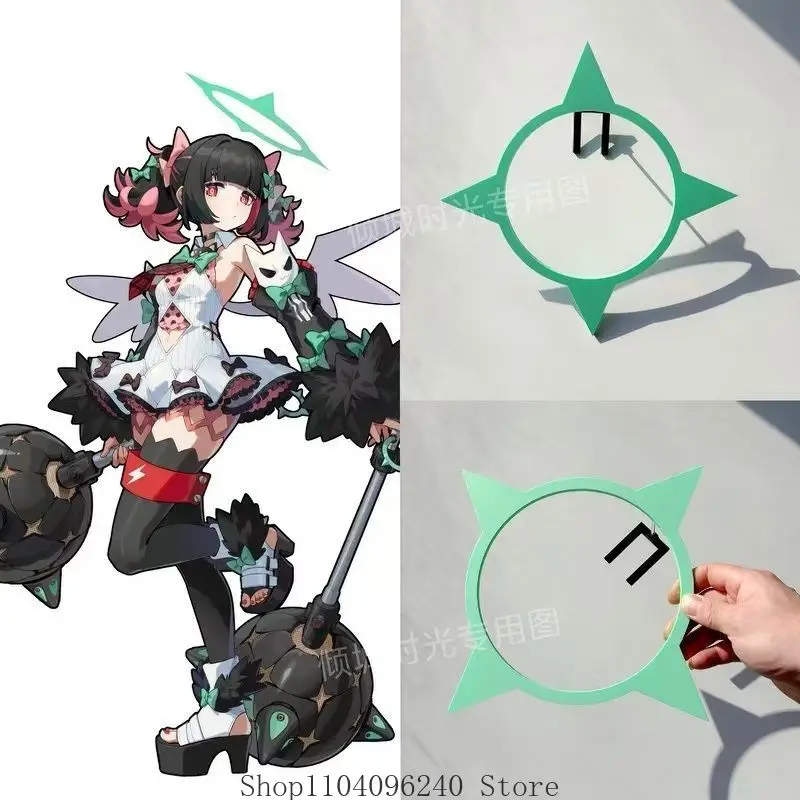 

Zenless Zone Zero Sariel Rokudo Halo Headwear 1:1 Accessories Prop Hairpin Mascot Student Accessory Anime Cosplay Halloween