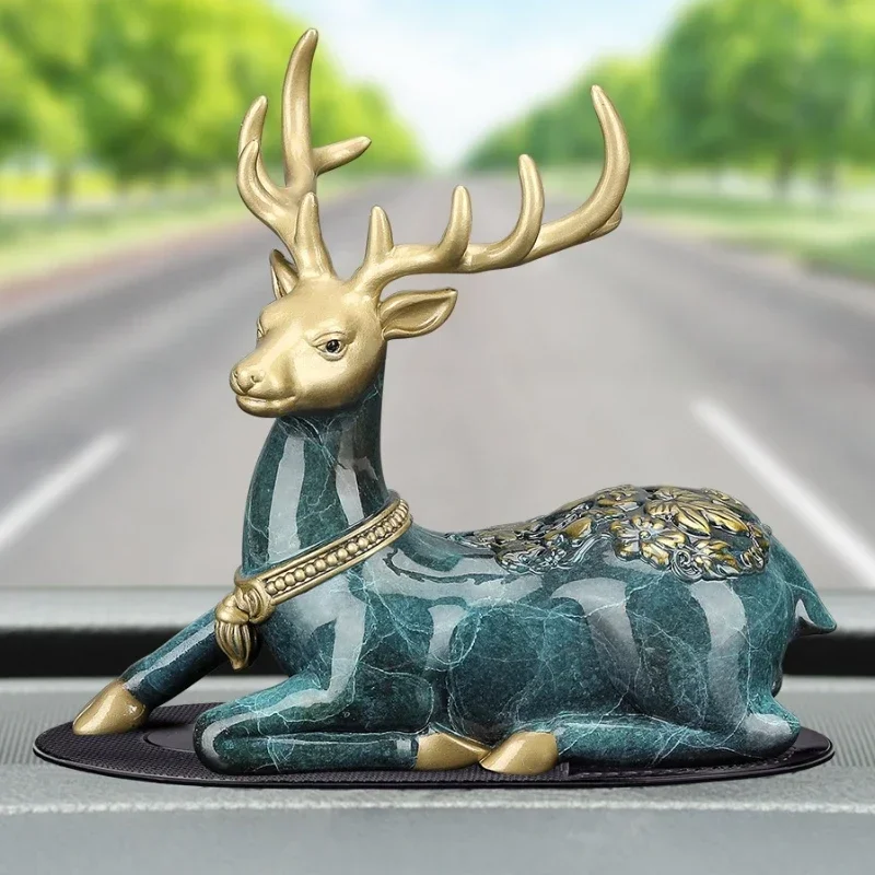 apply to All the Way Safe Deer Car Decoration Atmospheric Dashboard