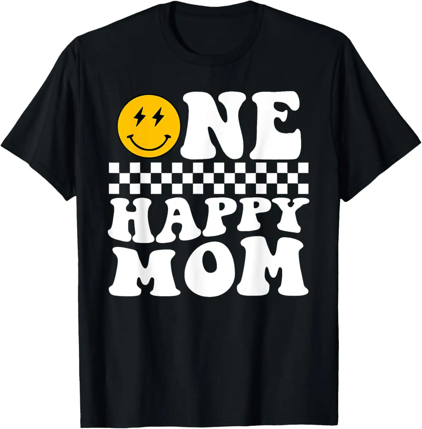 

One Happy Dude 1st Birthday One Cool Mom Family Matching T-Shirt