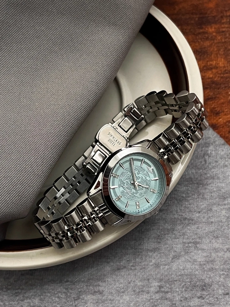 Women Quartz Watch Luxury Brand 28mm Round Clock Ladies Stainless Steel Waterproof Strap Fashion Women Watches