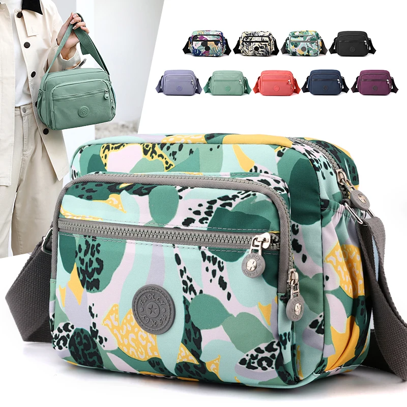 Summer Style Many Pocket Shoulder Crossbody Bags for Women 2024 Ladies Hand Cross Body Bag Woman Purses and Handbags