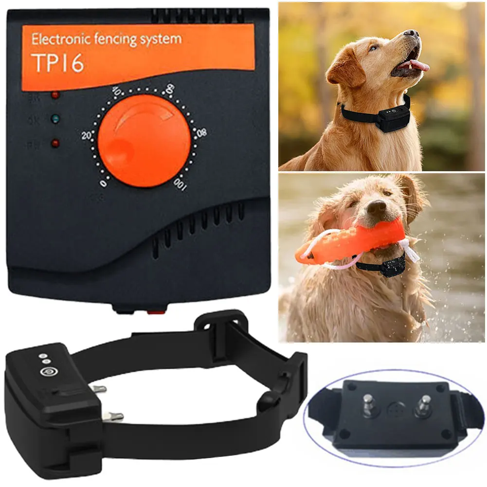 

Dog Electric Fence Waterproof Pet Containment System with Above Ground Boundary Wire for Small Medium Large Dog