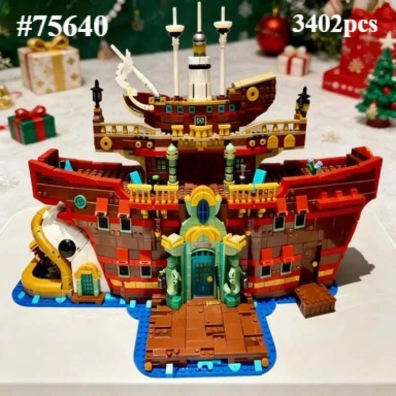 

Restaurant Sailing on The Sea Building Blocks Sets 75640 Compatible with Legoed Particles Suitable for Christmas Gifts 3402pcs