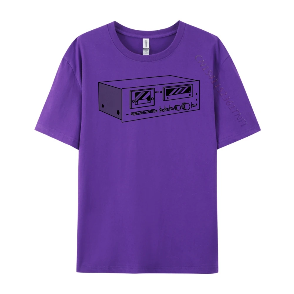 レトロカセットデッキ決して忘れない XS グラフィック Tシャツハロウィン Tシャツヒップホップヴィンテージ Tシャツ男性男性服