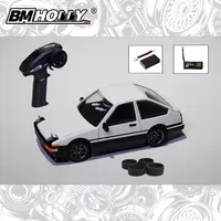 BMRX-FLD Mini 1/28 Beijing Business AE86 rear-wheel drive high-speed drift car RC remote control model car ornament