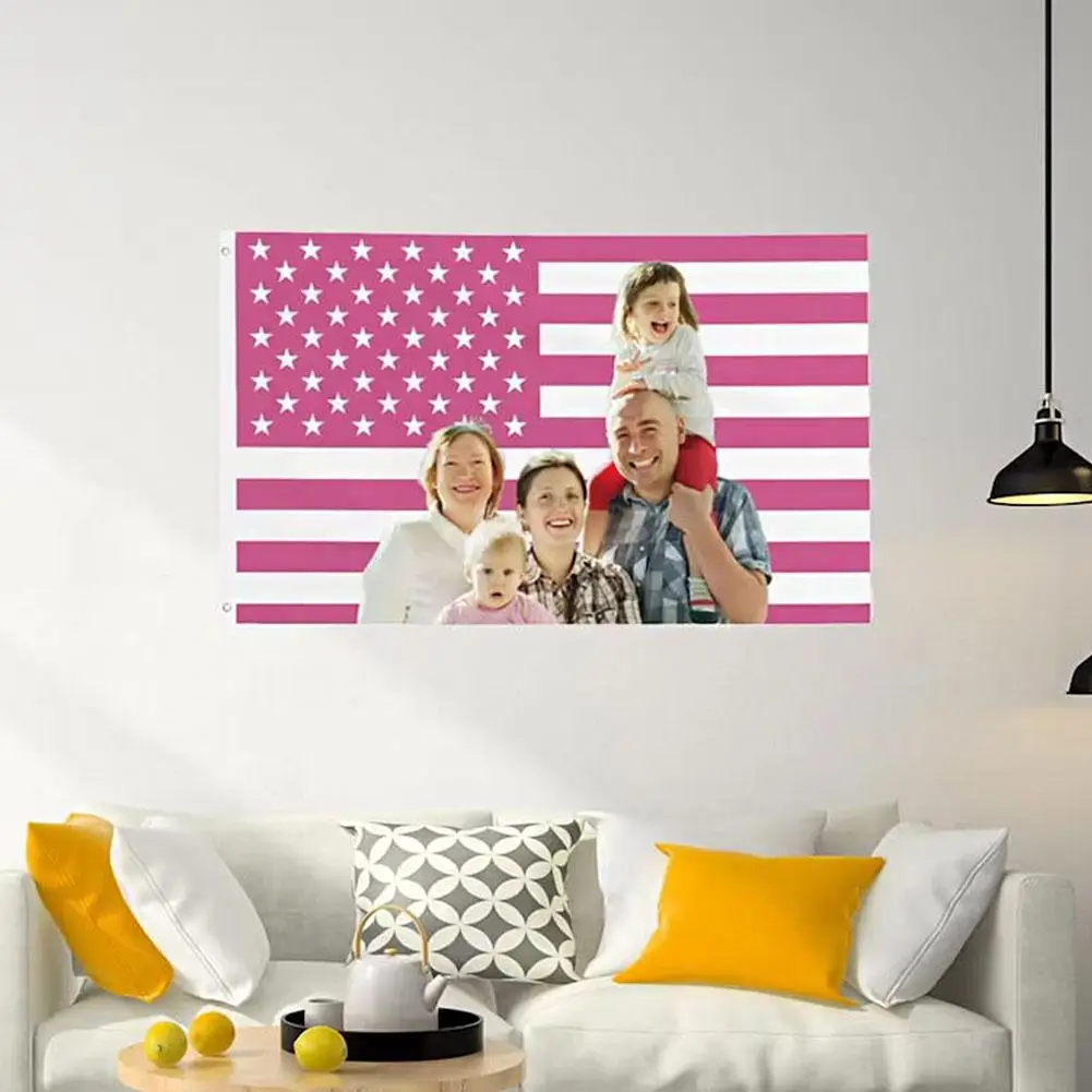 Drapeaux personnalisés de la fédération America Feel 3x5, multi-occasions, tissu polyester lavable en machine, haute qualité