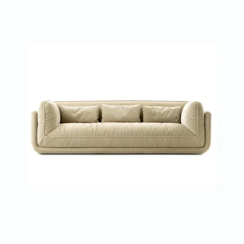 

Creative design three-seater lazy sofa villa B&B small apartment living room sofa