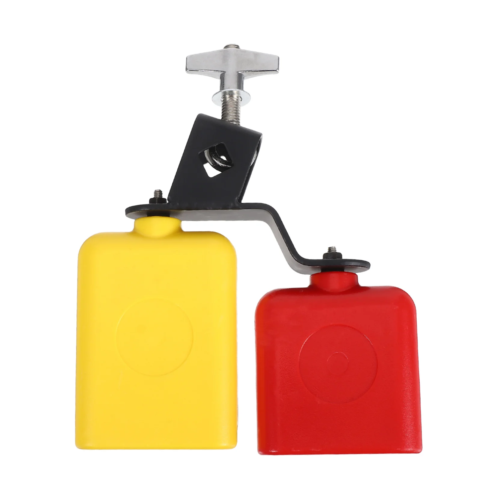 

Plastic Jam Block Dual Tone Cowbell Percussion Set Durable Easy Clean Versatile Design Rhythmic Possibilities Plastic Jam Block