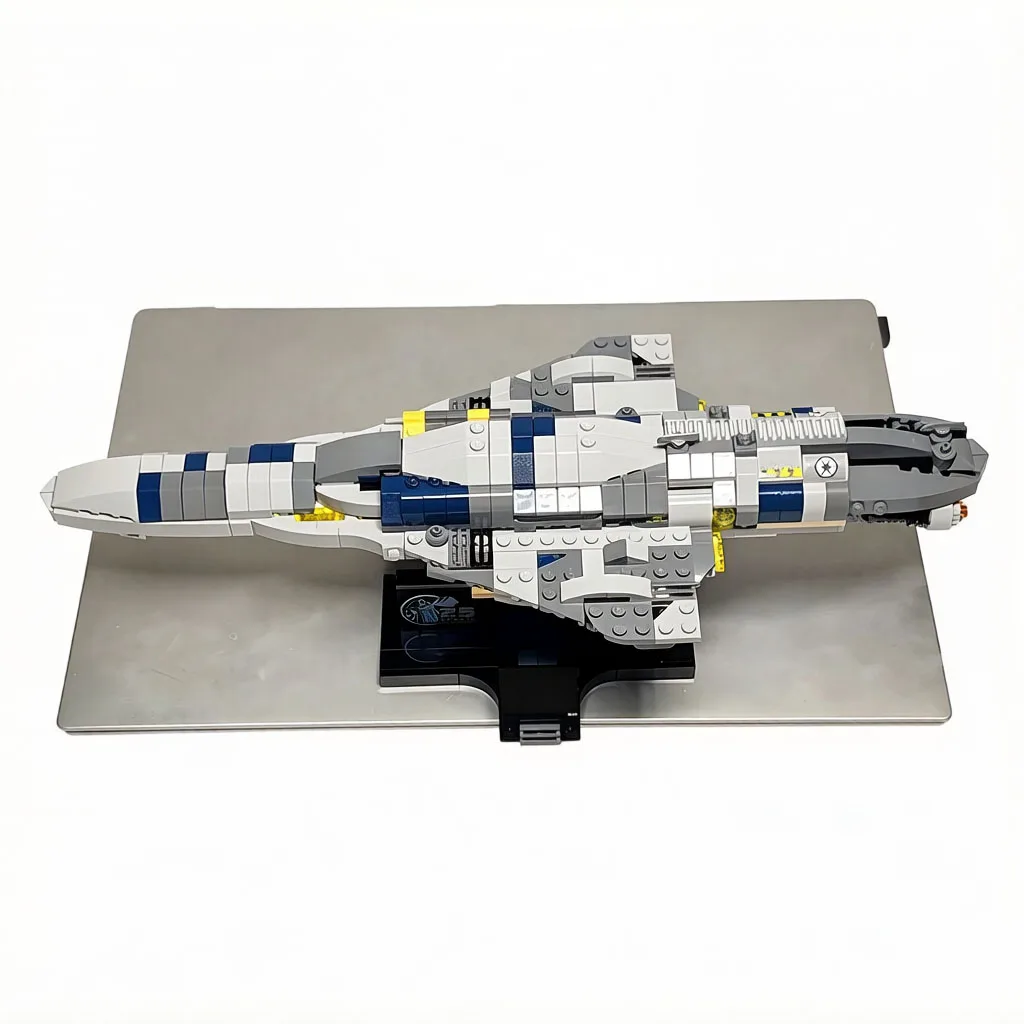 NEW MOC MC80 Liberty Star Cruiser Conversion Mon Calamari Warship Building Blocks Kit DIY Bricks Assembly Model Toy Gifts