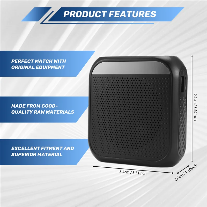 Effizientes, tragbares Sprachverstärker-Mikrofon-Headset, wiederaufladbarer Sprachverstärker für Lehrer, Training, Tourenführer, Klassenzimmer