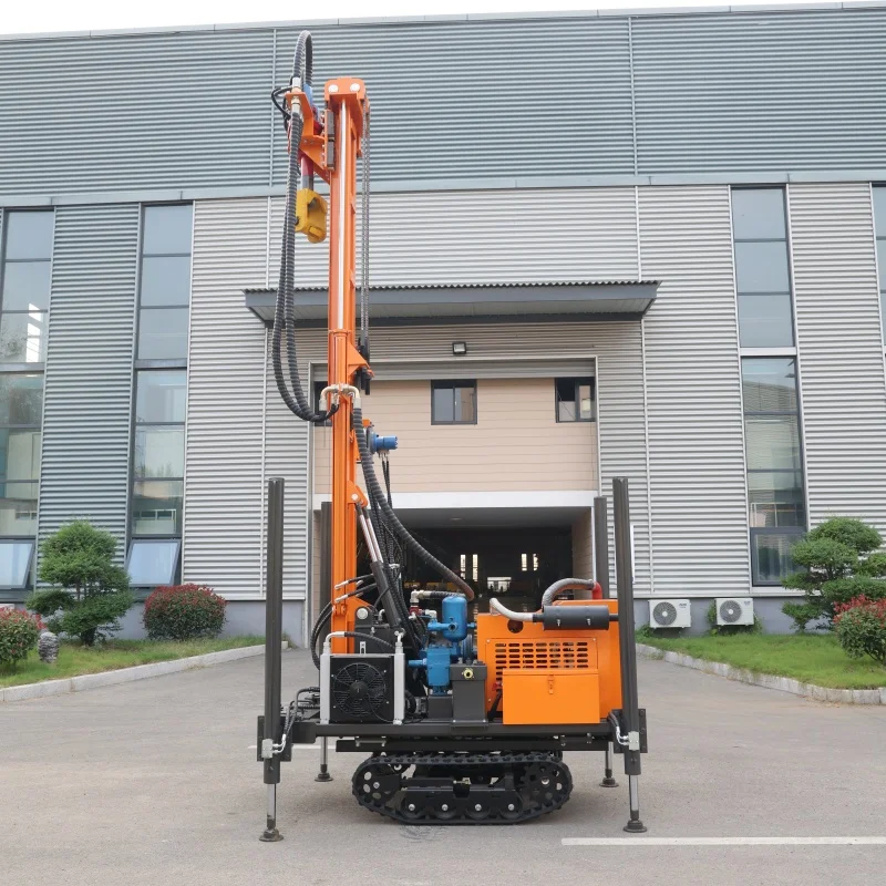 Customized High Torque Wheeled Rotary Rig 200M Strong Lifting Reliable Mighty Deep Water Well Drilling Rig