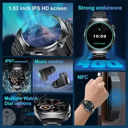 2025 New 2 in 1 Smart Watch With Earbuds Smartwatch TWS Bluetooth Earphone Heart Rate Blood Pressure Monitor Sports Watch