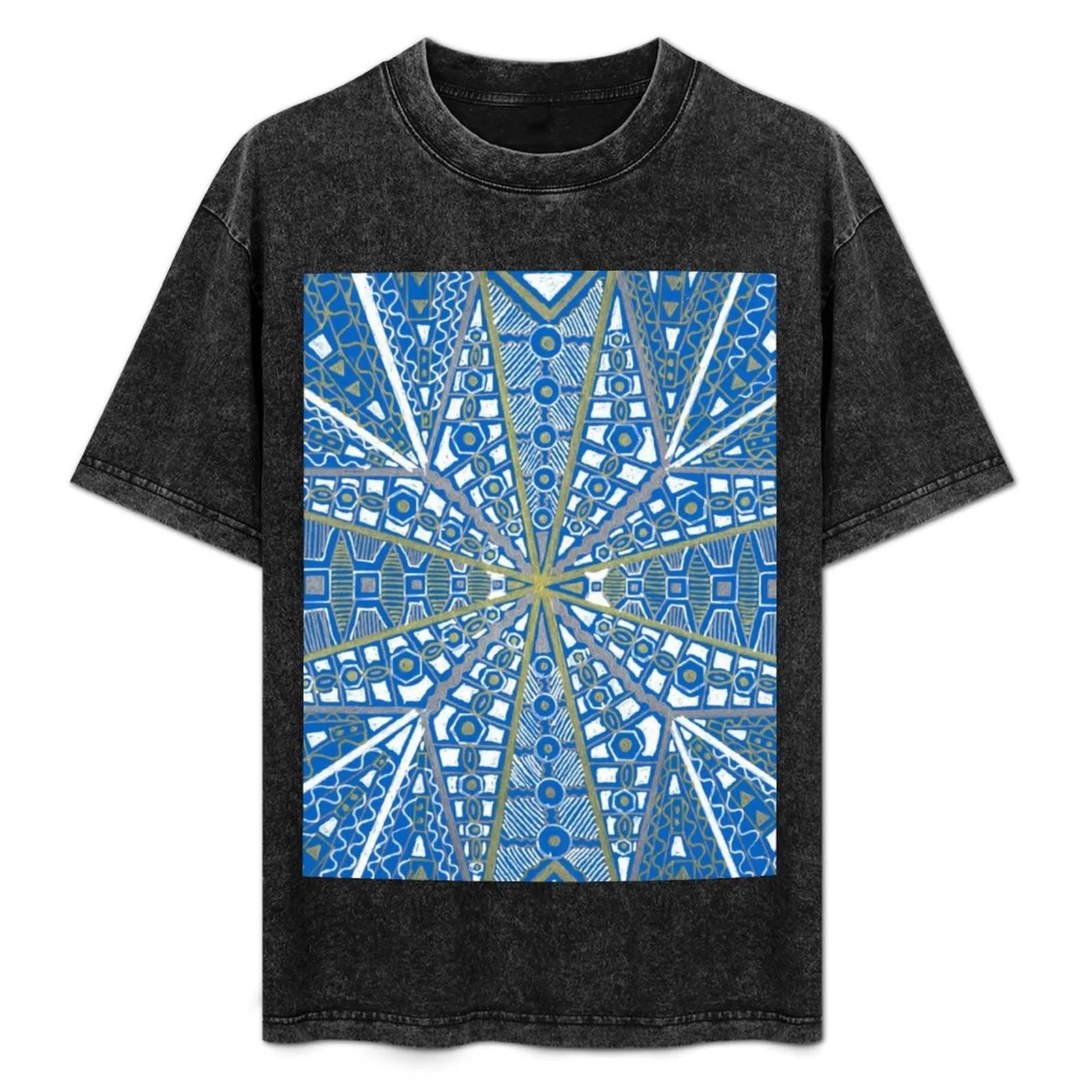 

RADIO WAVES T-Shirt vintage plain slim fit t shirts for men
