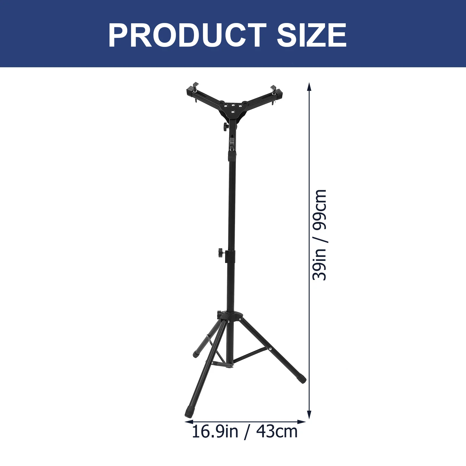 

Folding Drum Stand Rack Wall Mounted Bracket Holder Alloy Strong Stable Long Bearing Capacity Wide Spacing Rivet
