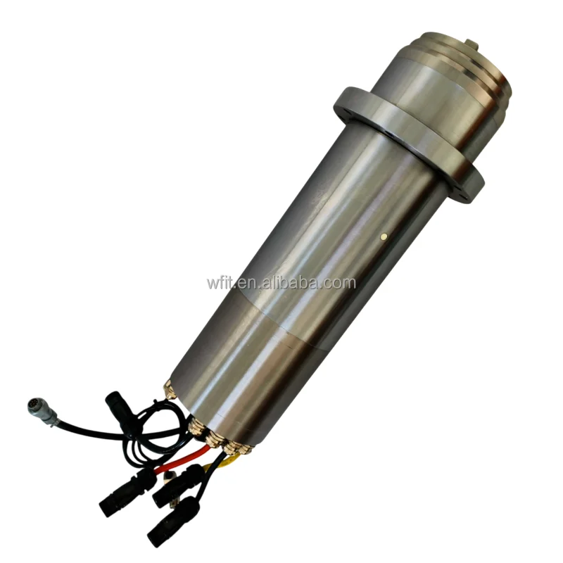 HSK40 100mm Electric Spindle 24000rpm 8kw Permanent Magnet Synchronous Motor High Precision High Speed for CNC Machining Used