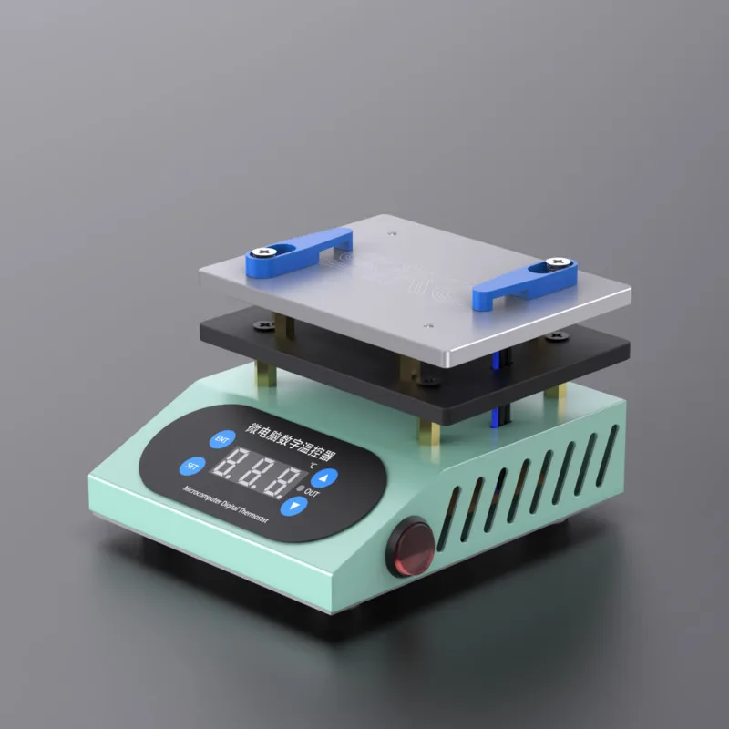 Microcomputer Electric Heating Plate Rework Soldering Preheat Station Welder BGA LCD 90*70mm Reballing Phone Repair Tools