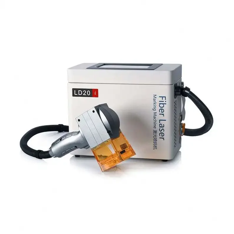 Handheld LOGO Date QR Code  Engraving hine UV Mini Fiber  Marking hine