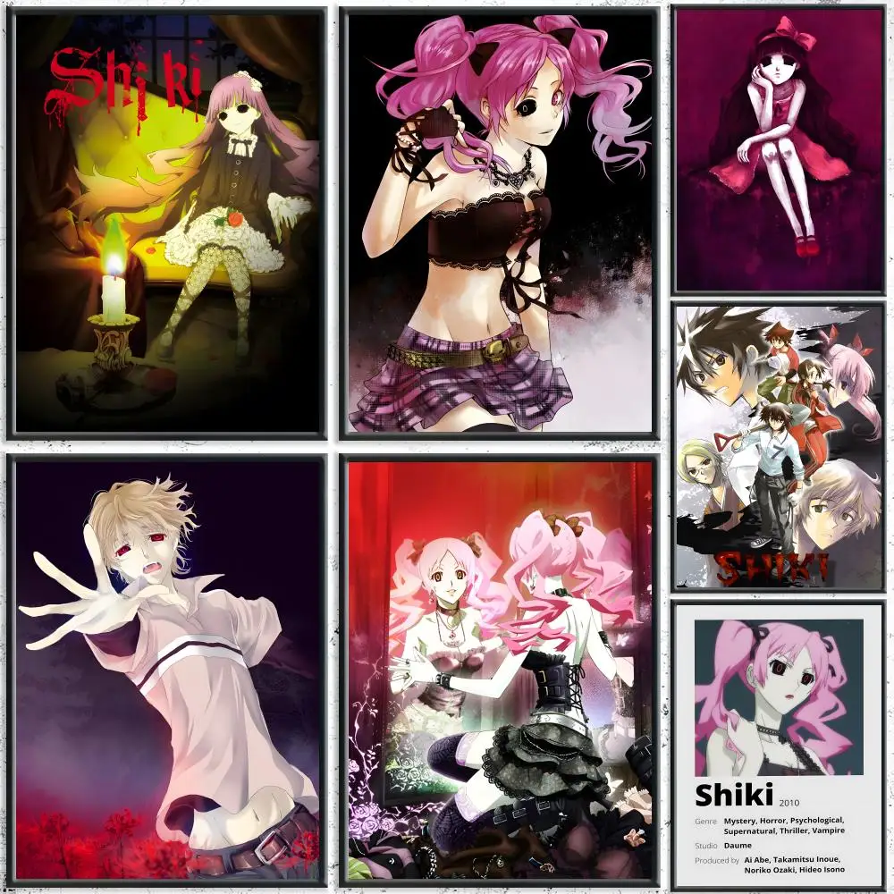 Classic Anime Shiki Poster HD Waterproof Self-Adhesive Wall Art – Multi-Scene Use, Top Gift Pick