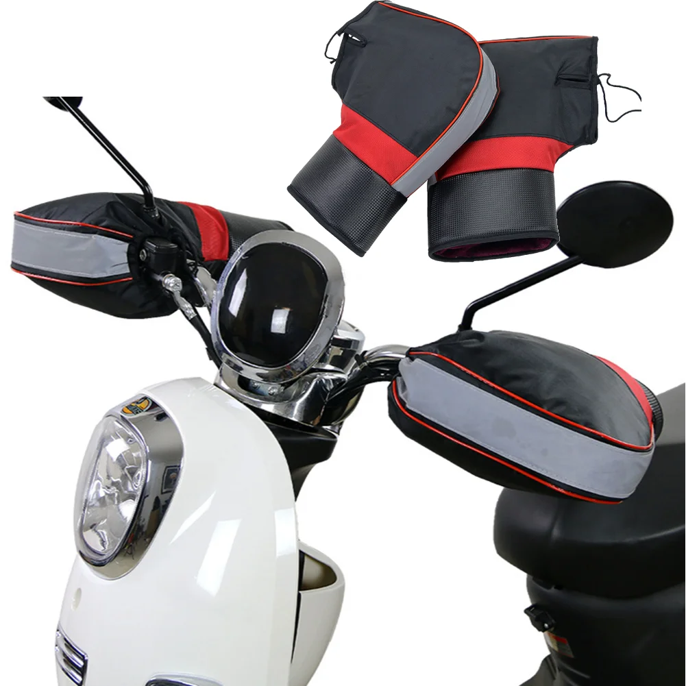 

Motorcycle Handlebar Muffs Winter Equipment Mitts Warmer Gloves Waterproof Handmuffs Bicycle Handle Cover Hand Covers Warmers