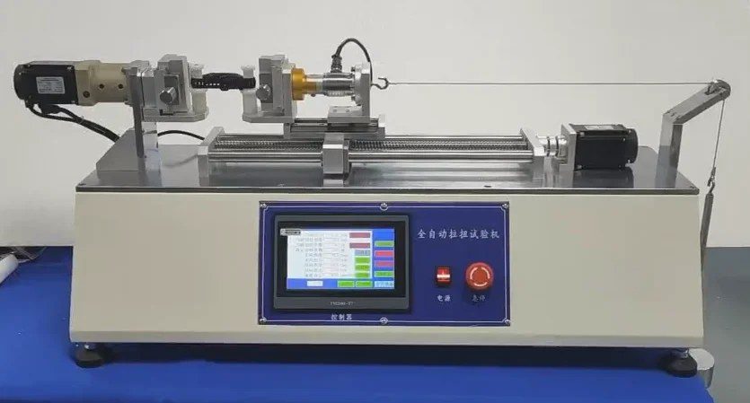 PLC Control System Watch Strap Twist Tester Tensile Torsion Testing Machine