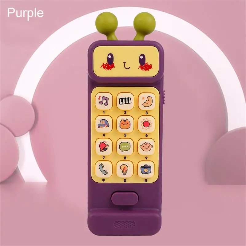 Baby Phone Toy Control Music Sleeping Toy Teether Simulation Baby Toy Kids Infant Early Educational Toy Musical Toys For Babies