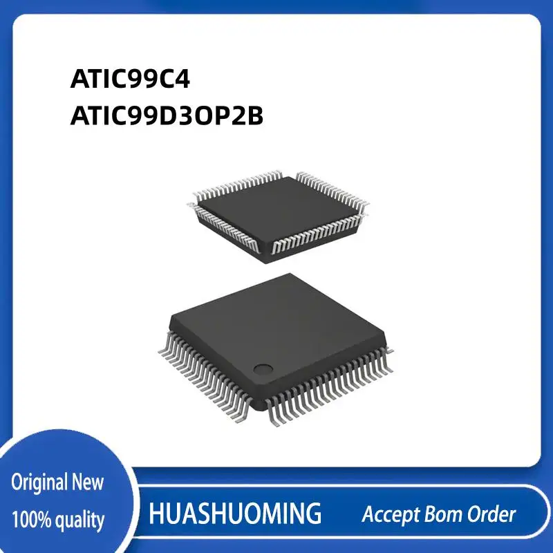5Pcs/Lot   ATIC99 C4 OP1 A2C00059303 ATIC99C4 0P1  ATIC99C4OP1A2C00059303   ATIC99 D3 OP2B  ATIC99 D3 0P2B A2C00059547  QFP80