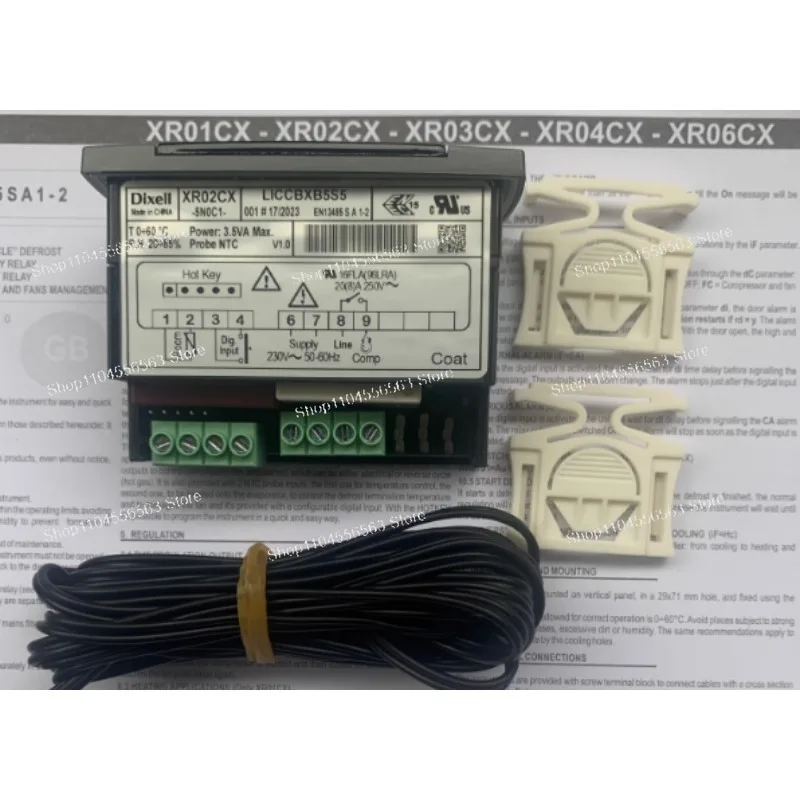 

Dixell XR06CX New Elf Electronic Temperature Controller Cold Storage Thermostat Refrigerator Temperature Controller