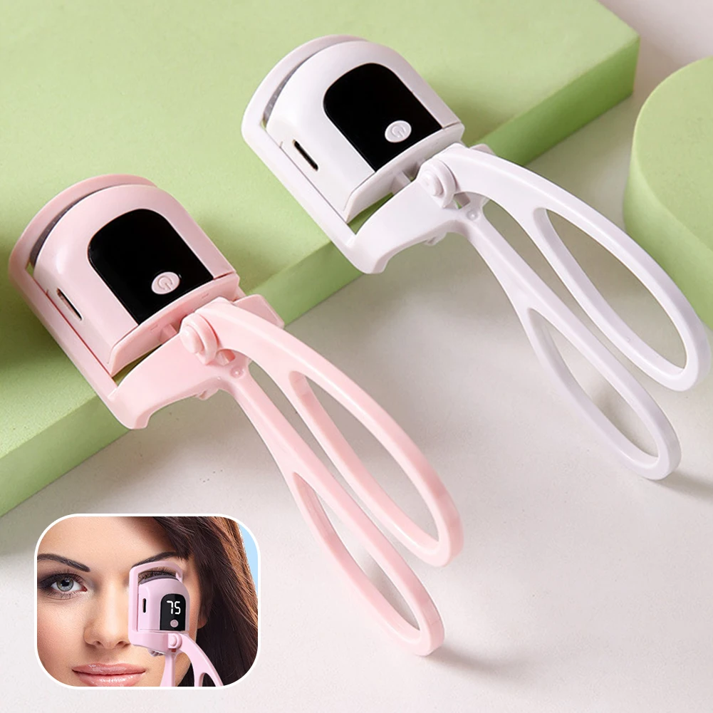 

Electric Eyelash Curler,Rechargeable Heated Lash Curler,Fast Heating Eyelash Clip,Upgraded/Regular Style Eyelash Curling Clip