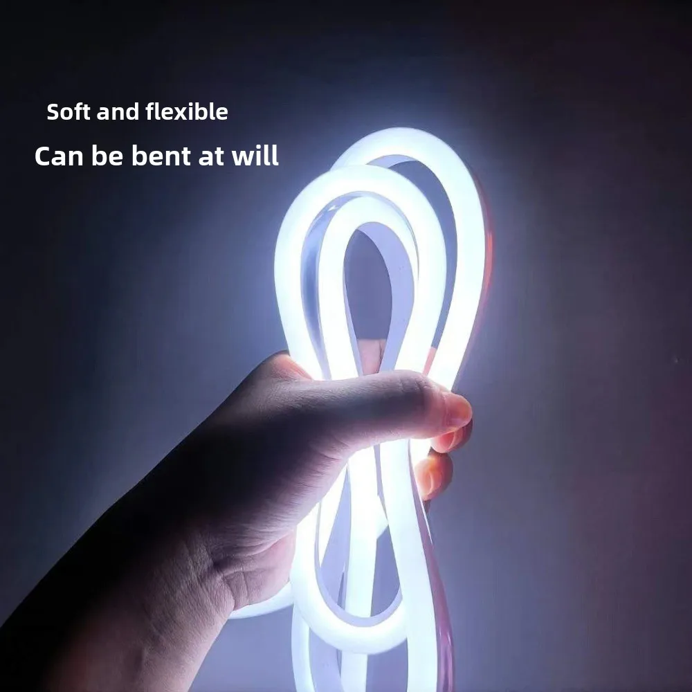 Walls Light Side-Emitting LED Strip Light Waterproof with Plug LED Neon Light Energy Saving Bendable Neon Rope Light Bedroom
