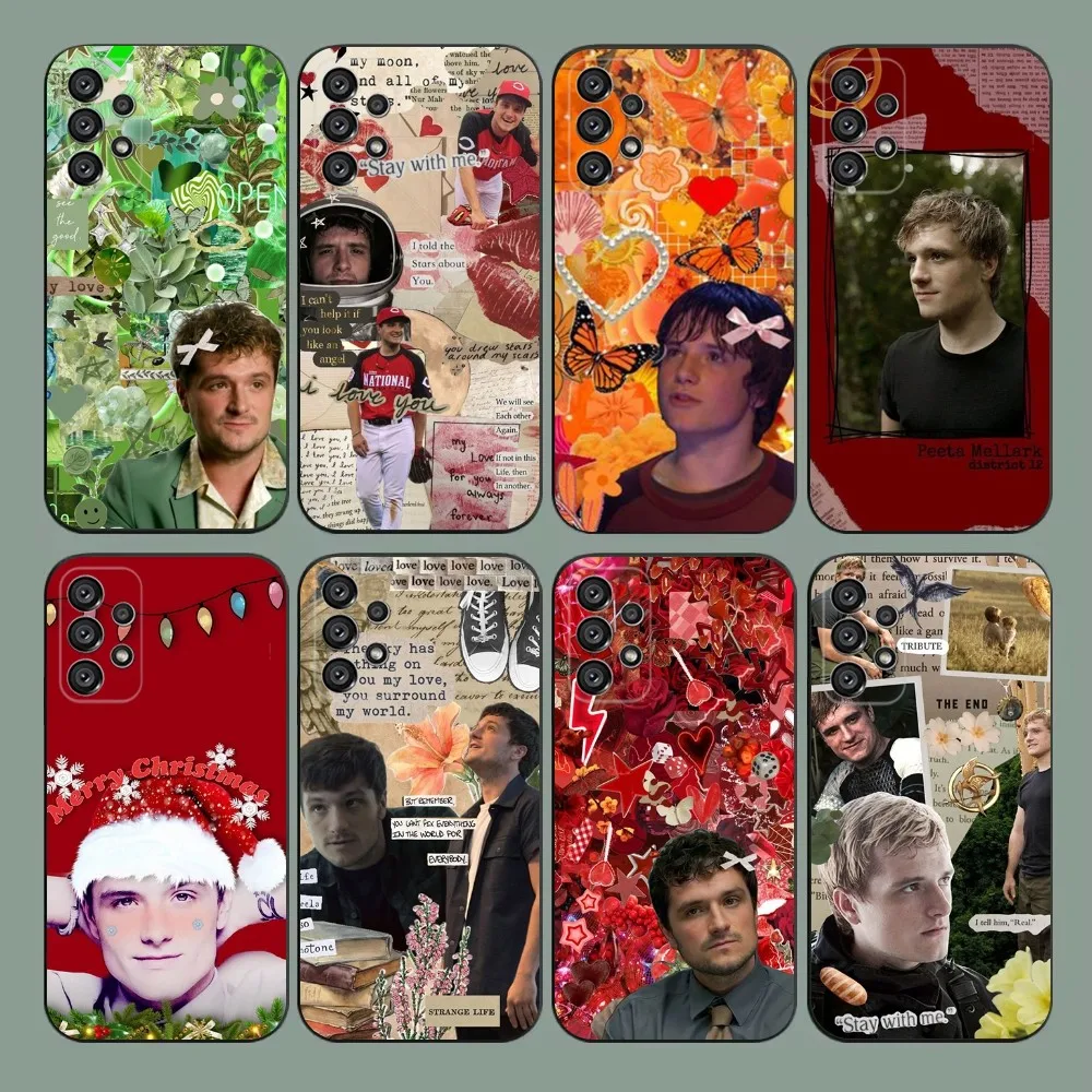 

Josh H-Hutcherson Phone Case For Samsung Galaxy A20,A21s,A22,A31,A32,A52,A53,A72,73,A80,A91 Soft Black Cover