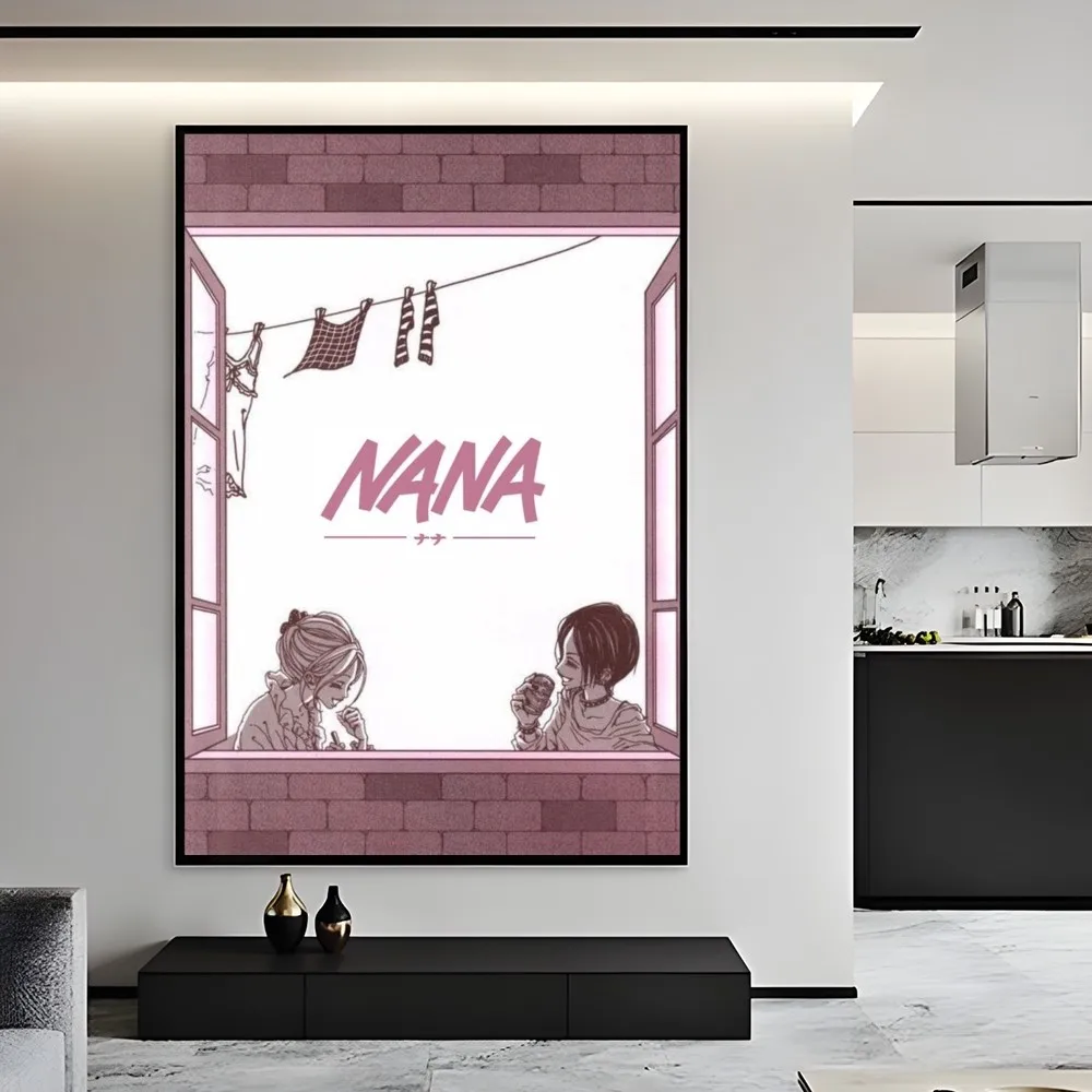 أنيمي نانا أوساكي خط المشارك الكلاسيكية جدار الفن الطباعة اللوحة غرفة المعيشة المنزلي بار ديكور جمالي #5
