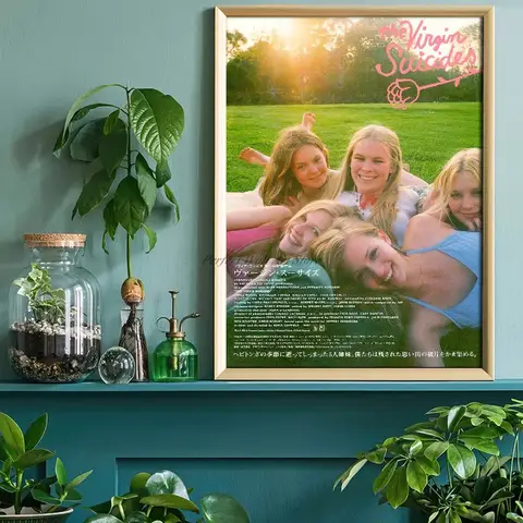 Klassisk Sofia Coppola-filmen The Virgin Suicides Film Poster Canvastavla och tryck Väggkonst Bild för Heminredning Gåvor 8 best sales två gånger affisch - №4