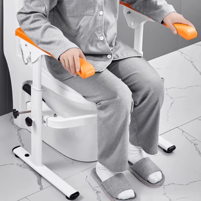 Stainless Steel Barrier-free Toilet Armrest Holder for Elderly Disabled Bathroom Toilet Get Up Aids Toilet Stand Grab Bars Rails
