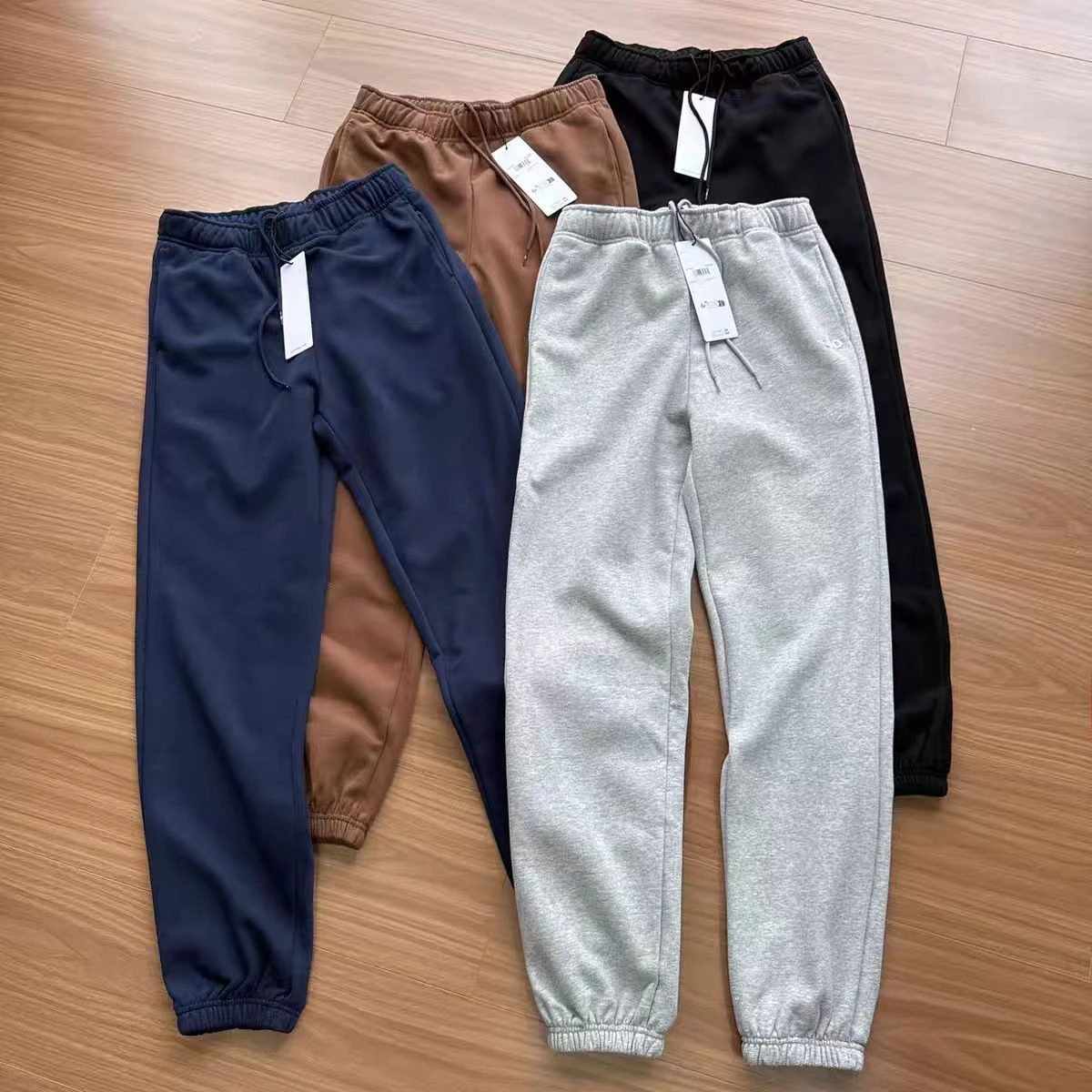 AI-pantalones de chándal para mujer, mallas de Yoga para entrenamiento, pantalones de chándal holgados para Fitness, pantalones de algodón transpirables y cómodos para gimnasio