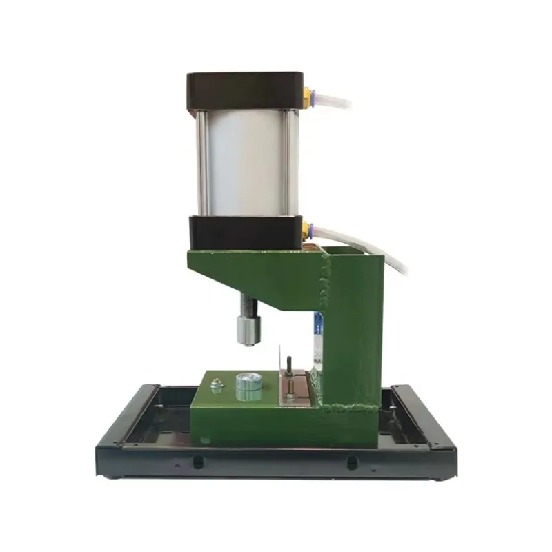 Wholesale High Quality Pneumatic Press Eyelet Punching Machine for Light Box Fabric/Advertising Cloth Buttonhole