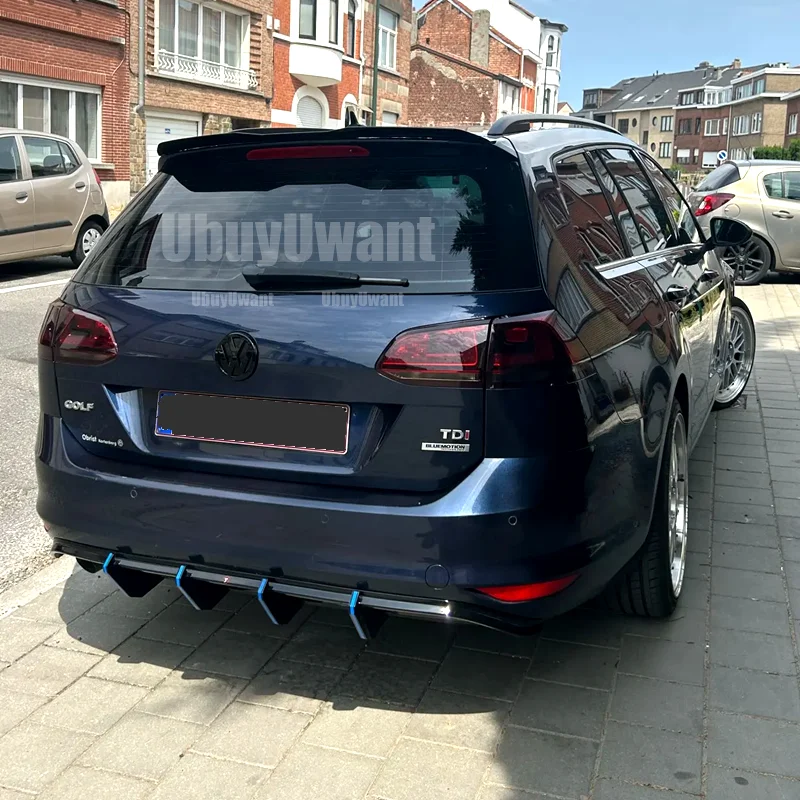 Для VW Golf 7 MK7 Variant Wagon 2013-2017 задний спойлер багажника крыло гоночный спортивный сплиттер внешняя часть тюнинговые аксессуары Для VW Golf 7 MK7 Variant Wagon 2013-2017 задний спойлер багажника крыло гоночный спортивный сплиттер внешняя часть тюнинговые аксессуары