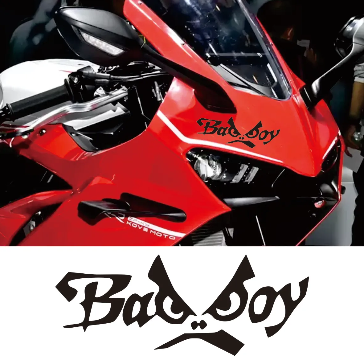 

Bad boy funny car sticker Waterproof Vinyl Decal Car Sticker Auto Decors For Truck Motorcycle Accessories Creative Decal For Car