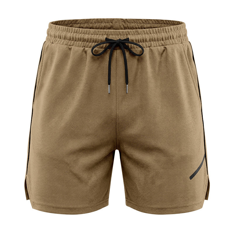  Gym Training Shorts Men pure color Sports Casual shorts summer Men's Fitness Running Mesh quick-drying Breathable Shorts 