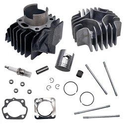 MITMC Cylinder Piston Gasket Head Top End Kit For Suzuki LT A50 LT50 JR50 LT Quadrunner 11111-04001 11210-04012-0F0 11141-04000