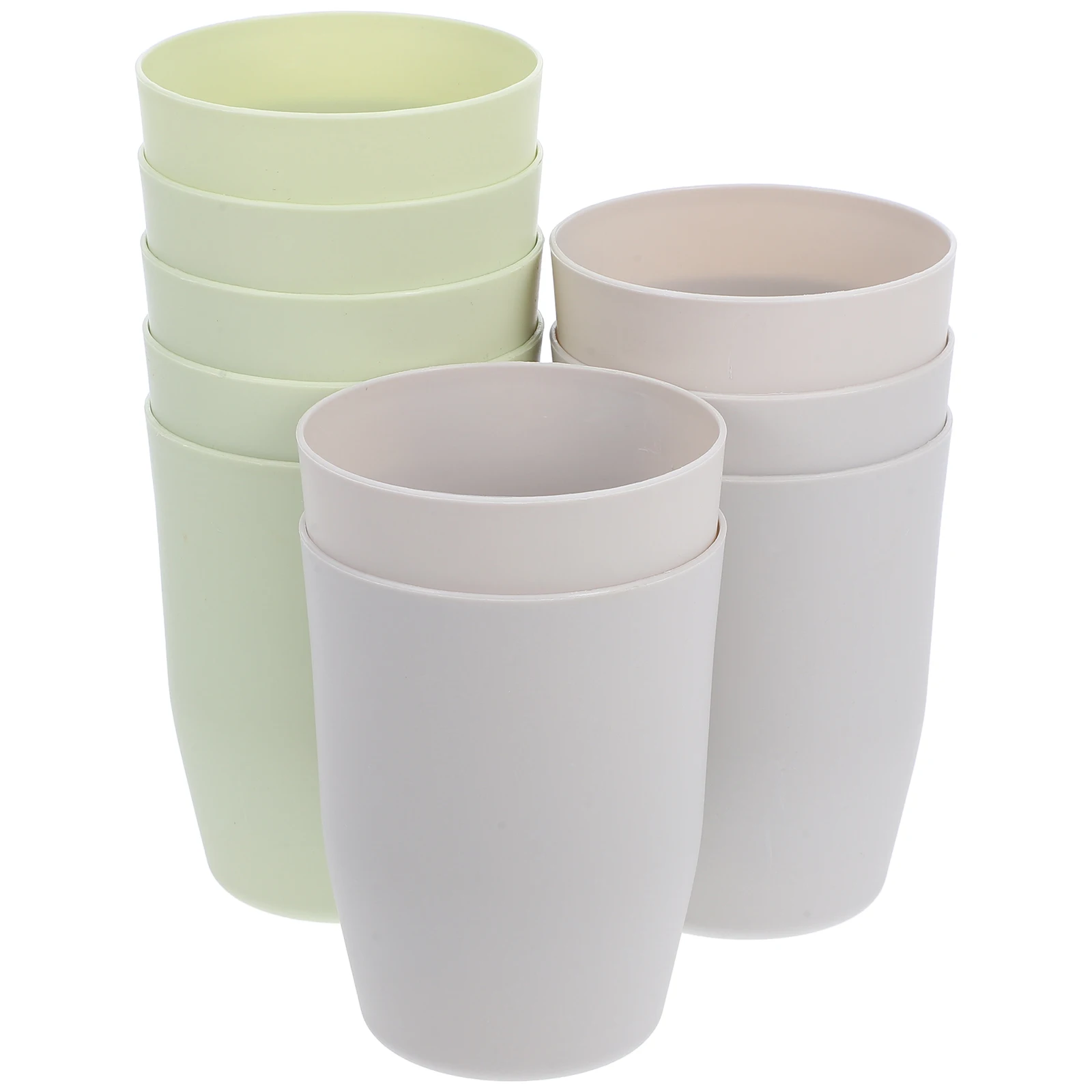 

10Pcs Toothpaste Cups Tooth Rinsing Cups Practical Home Use Travel Tumbler PP Bathroom Cup Bathroom Tumbler