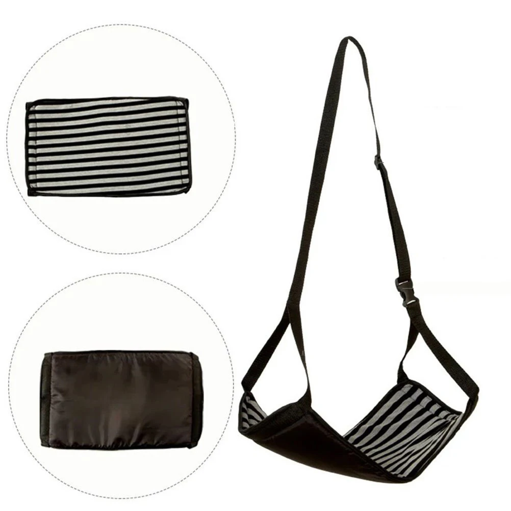 

Portable Foot Hammock Sling Belt for Long Distance Travel Plane Flight Lightweight Memory Support Footrest