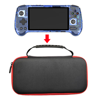 For ANBERNIC RG556 Game Console Storage Bag EVA Hard Travel Carrying Case with Mesh Pocket Portable Waterproof Protective Case